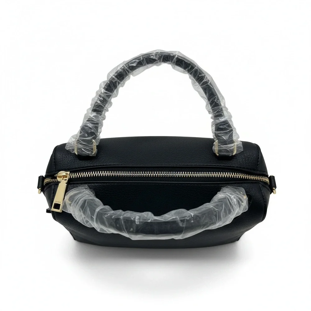 La Terre Boston Purse Black